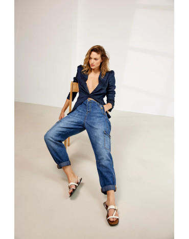 Pantalones cargo Denim... 2