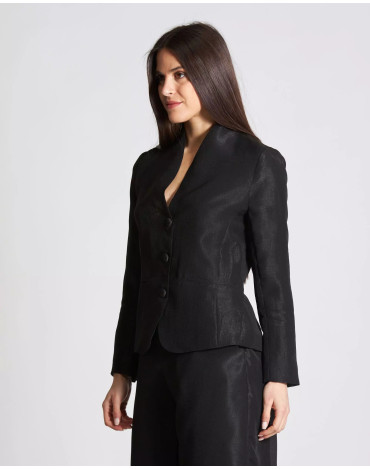 Americana negra de viscosa... 2