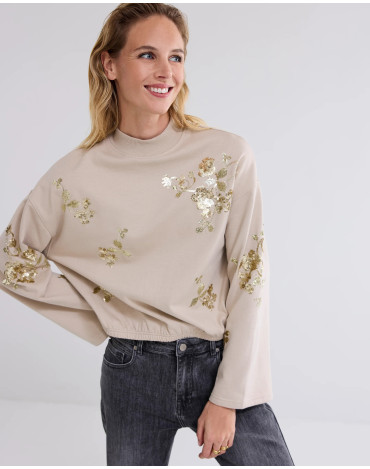 Jersey cropped con... 2