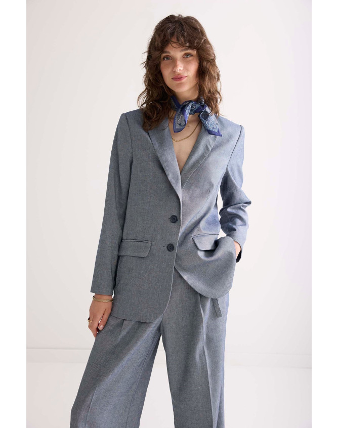 Americana, Blazer boyfriend de mezcla...