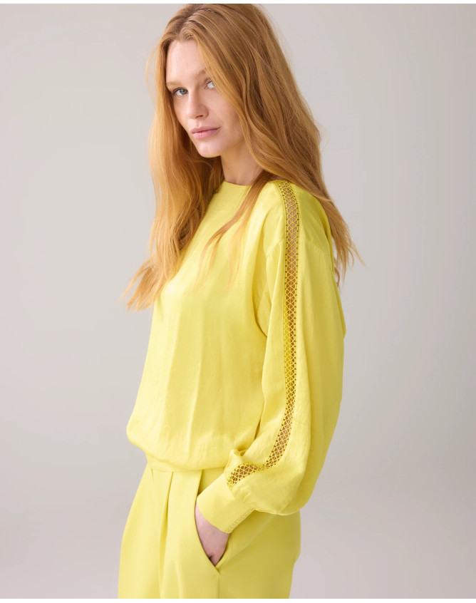 Top con mangas murciélago Summum Woman