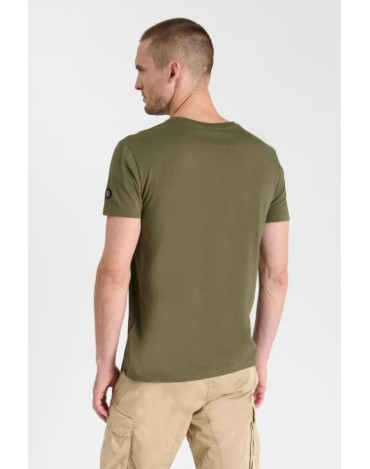 Camiseta kaki con estampado... 2