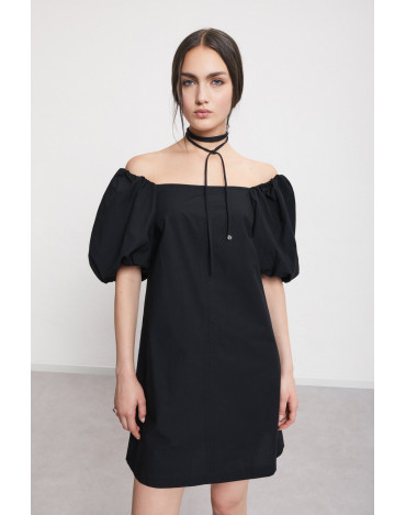 Vestido corto negro de... 2