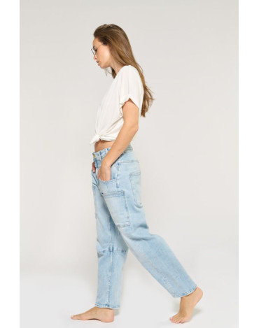 Pantalón vaquero Globo Le... 2