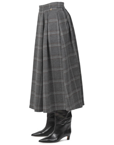 Falda midi en tartán Souvenir 2