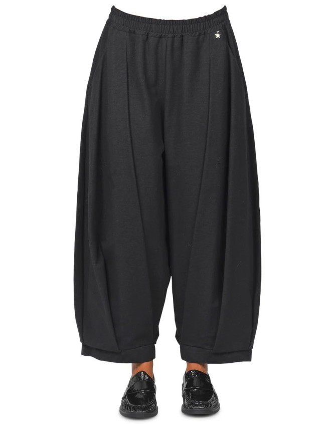 Pantalón ballon de algodón gris...