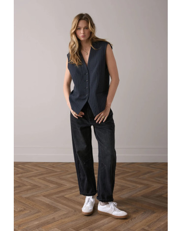 Vaqueros de corte cocoon o... 2