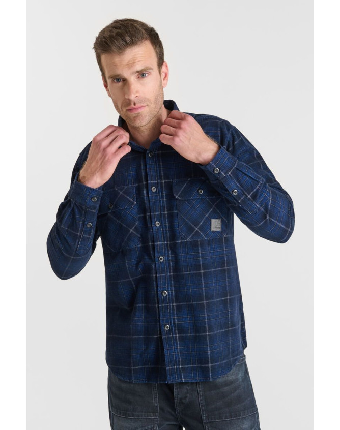 Camisa Tesol micro pana de terciopelo...