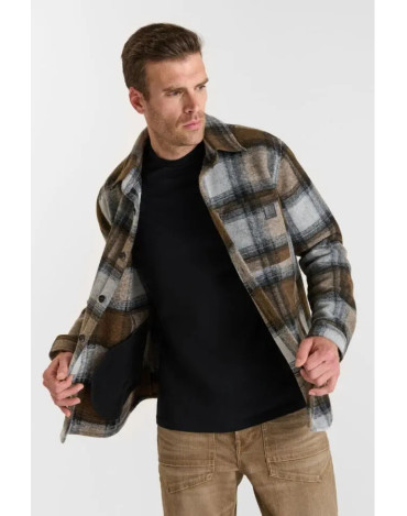 Sobrecamisa de cuadros Le...