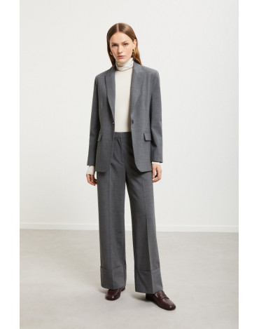 Americana de mezcla de lana... 2