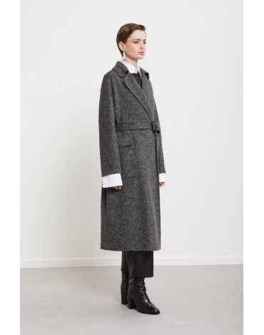 Abrigo largo cruzado en... 2