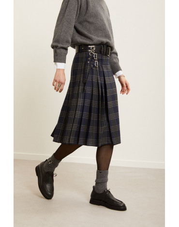 Falda midi plisada de... 2