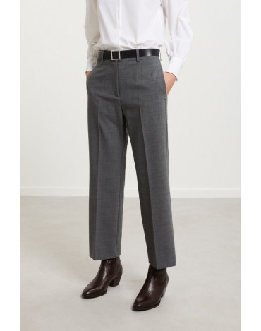 Pantalones rectos en mezcla... 2