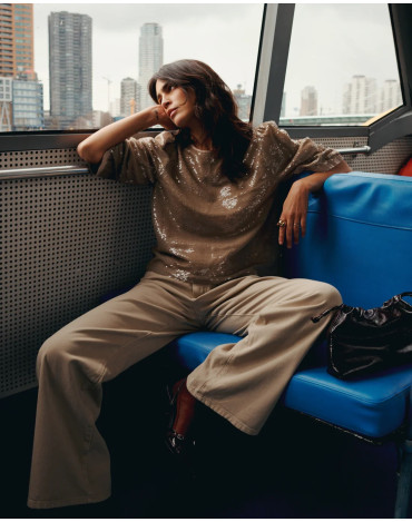 Top de lentejuelas Summum...