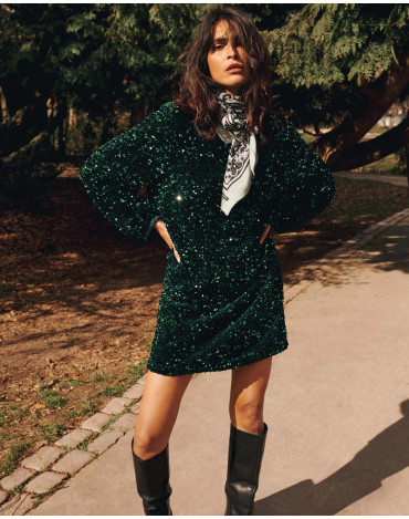 Vestido de lentejuelas...