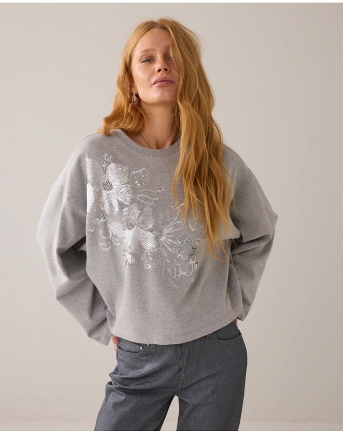 Jersey oversize con bordado Summum Woman