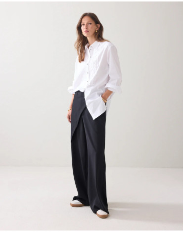 Blusa de popelina con... 2