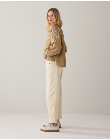 Pantalones elásticos de...