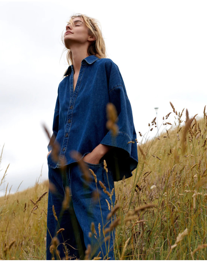 Blusa kimono vaquera Summum Woman