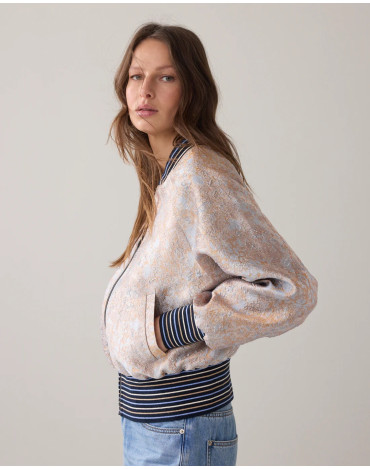 Chaqueta bomber en tejido... 2