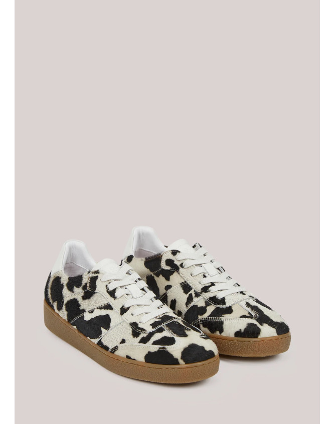 Zapatillas con estampado de vaca...