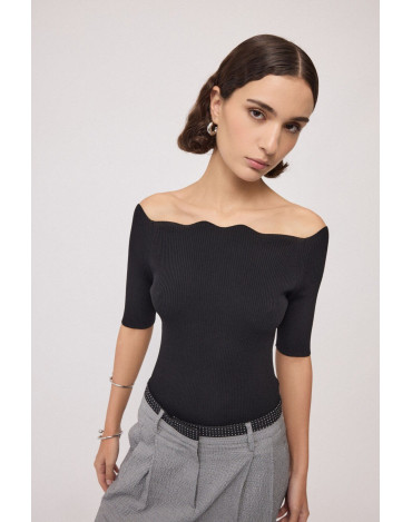 Jersey de cuello barco... 2