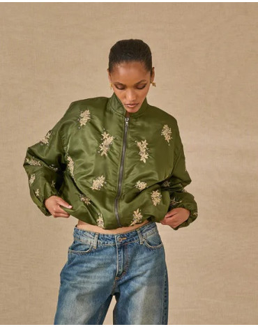 Cazadora Bomber bordada... 2