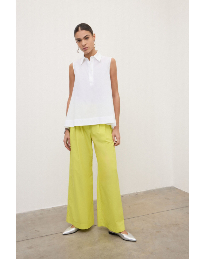 Pantalones anchos con pliegues Ottod’ame